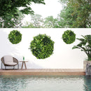 Artificial Green Wall Disc 20in – Black Frame – UV Resistant – Commercial Grade
