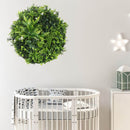 Artificial Green Wall Disc 30in – Black Frame – UV Resistant – Commercial Grade