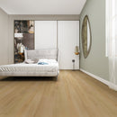 SPC Vinyl Rigid Core 9" Width 60" RL, 7mm Thick, 1.5mm IXPE  Artisan Copper Omnia Floors - Mazzia Collection Product shoot room view 2