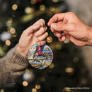 Artistic San Francisco California Christmas Ornament, Vintage Souvenir Decoration