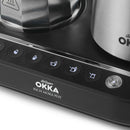 Arzum Okka Rich Moka Pot Turkish Coffee and Moka Maker, Velvetiser, Milk Frother, 120V, 5 Cups, Stainless Steel Cooking Pot, Chrome