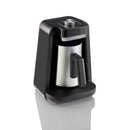 Arzum Okka Rich Spin Pro Turkish Coffee and Hot Beverage Maker, Velvetiser, Milk Frother, 120V, 5 Cups, Stainless Steel Cooking Pot