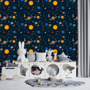 Dark Space Pattern Wallpaper