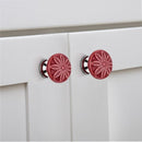 Mascot Hardware Aster 1-3/5 in. Maroon Drawer Cabinet Knob