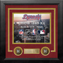 MLB Baseball Photo Picture Frame Kit - Houston Astros (Brick Red Matting, Gold Trim)