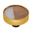 Mascot Hardware Athena 1-3/5 in. Wooded Drawer Cabinet Knob