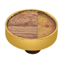 Mascot Hardware Athena 1-3/5 in. Wooded Drawer Cabinet Knob