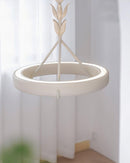 Athena Plaster Ring Chandelier