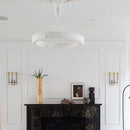 Athena Plaster Ring Chandelier