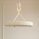 Athena Plaster Ring Chandelier
