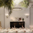 Athena Plaster Ring Chandelier