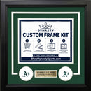 Athletics Custom MLB Baseball 11x14 Picture Frame Kit (Multiple Colors)