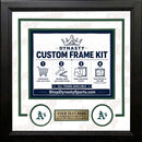 Athletics Custom MLB Baseball 16x20 Picture Frame Kit (Multiple Colors)