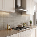 Attitude Warm Sand Mosaic A Concrete Look Porcelain Mosaics 12x12