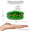 Positivity Peas Crochet Support Doll, Encouragement Gift for Children and Adults
