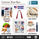 Game Day Baseball Tote Bag, Gift Shopper for Sports Fans