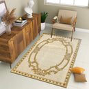 Premium Hand-Tufted Rug Made of 100% Wool  - Augustan Gold - 5x8 Feet