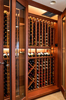 7-Foot 5-Column Wine Rack Kit with Display Row – 100 Bottle
