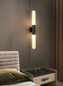 Aurevon Alabaster Linear Wall Sconce