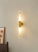 Aurevon Alabaster Linear Wall Sconce