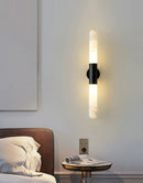 Aurevon Alabaster Linear Wall Sconce