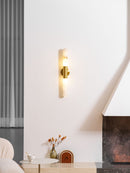 Aurevon Alabaster Linear Wall Sconce