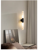 Aurevon Alabaster Linear Wall Sconce