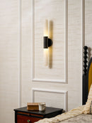 Aurevon Alabaster Linear Wall Sconce