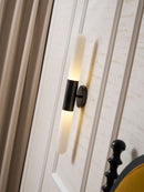 Aurevon Alabaster Linear Wall Sconce