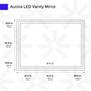 Aurora LED Vanity Mirror