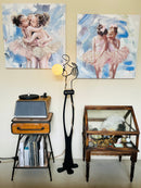 Aveline Muse Sculptural Globe Floor Lamp