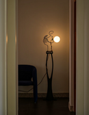 Aveline Muse Sculptural Globe Floor Lamp