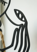 Aveline Muse Sculptural Globe Floor Lamp