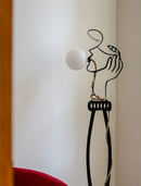 Aveline Muse Sculptural Globe Floor Lamp