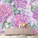 Stylish Modern Pink Little Flowers Wallpaper