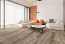 SPC Vinyl Rigid Core 7" Width 60" RL, 6mm Thick, 1.5mm IXPE Azalea, Flamboyant Floors - Mazzia Collection living room view 2