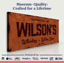 Whiskey And Wine Bar Sign II