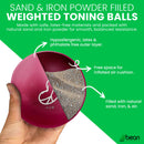 Safe Grip Soft Weighted Balls - Sand & Iron Filled, No Phthalates or Latex