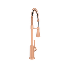 One-Handle Pre-Rinse Spring Copper Kitchen Faucet