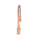 Copper Pre-Rinse Spring Kitchen Faucet, Single Level Solid Brass Kitchen Sink Faucets with Pull Down Sprayer - AK96518C