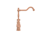 One-Handle Copper Widespread Kitchen Faucet with Side Sprayer