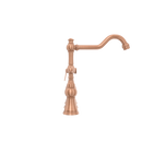 Two-Handles Copper Bridge Kitchen Faucet with Side Sprayer