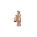 One-Handle Copper Bathroom Sink Faucet - AK40118-C