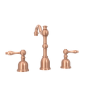 Two-Handle Antique Copper Widespread Bathroom Sink Faucet - AK41518AC