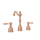 Two-Handle Copper Widespread Bathroom Sink Faucet