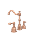 Two-Handle Brushed Gold Widespread Bathroom Sink Faucet - AK41518BTG