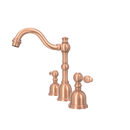 Two-Handle Copper Widespread Bathroom Sink Faucet
