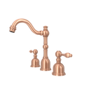 Two-Handle Matte Black Widespread Bathroom Sink Faucet - AK41518MB