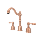 Two-Handle Antique Copper Widespread Bathroom Sink Faucet - AK41518AC