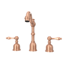 Two-Handle Brushed Nickel Widespread Bathroom Sink Faucet - AK41518BN